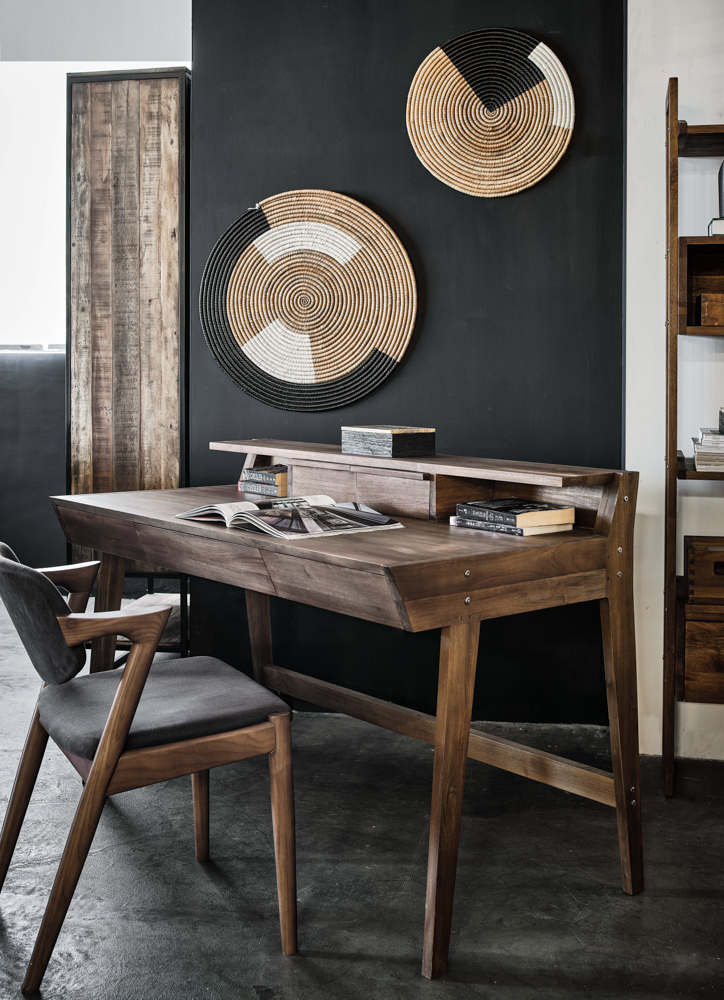 Hemingway desk, solid eco-wood furniture