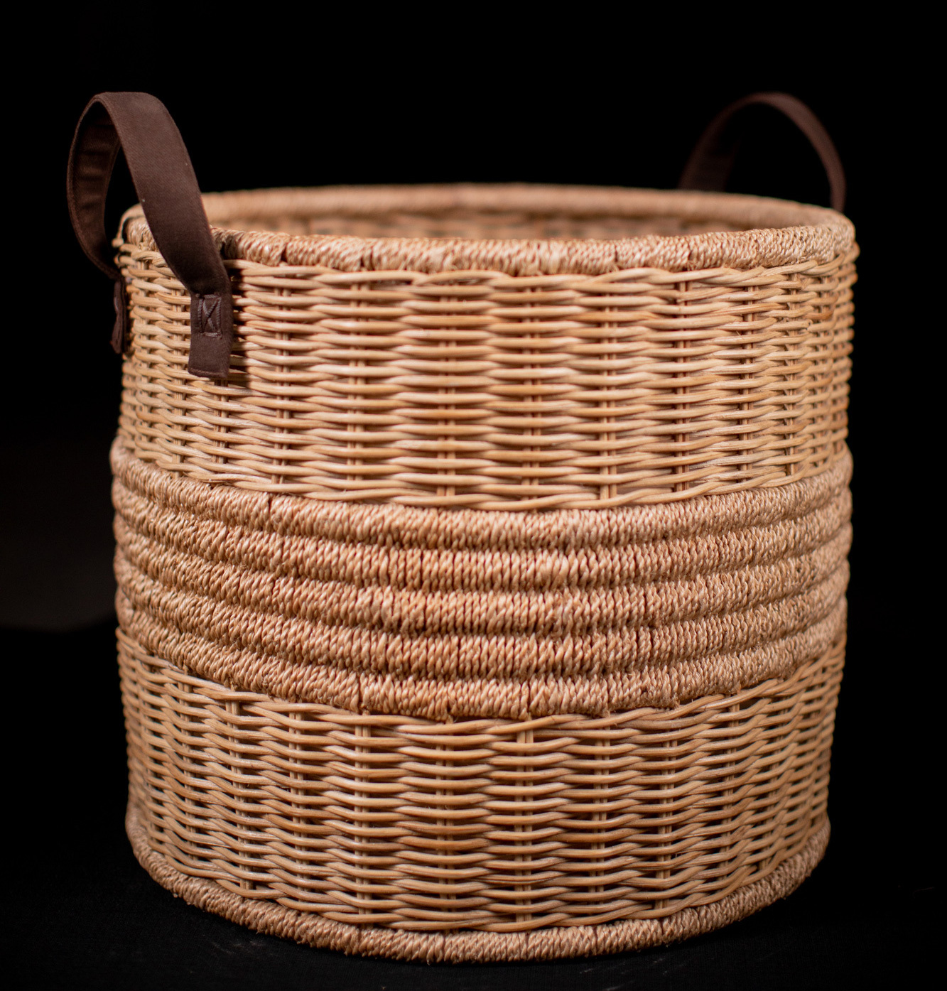 Southeast Asian Bamboo Hand Woven Fishing Basket for sale at